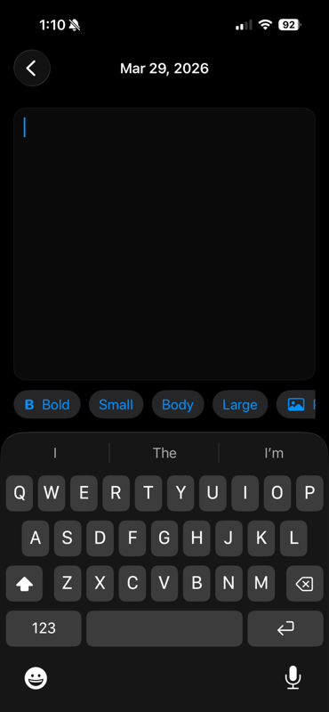 Security settings placeholder